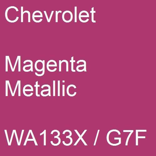 Chevrolet, Magenta Metallic, WA133X / G7F.